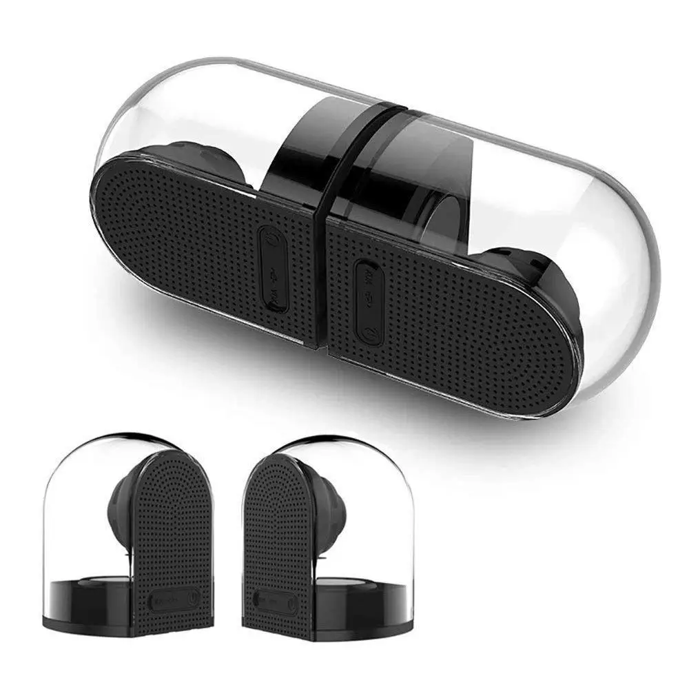 

OVEVO Small Portable Bluetooth V4.2 Speaker IPX5 Waterproof Wireless Loud Speaker with Built-in Mic/Magnetic Suction Base/Hi-F