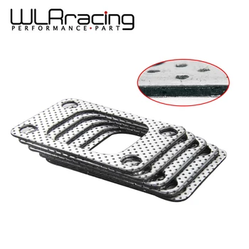 

WLR - 5PCS UNIVERSAL Aluminum T2 T25 T28 TURBO TO MANIFOLD GASKET 4 BOLT FOR NISSAN SKYLINE 200SX PULSAR WLR4955