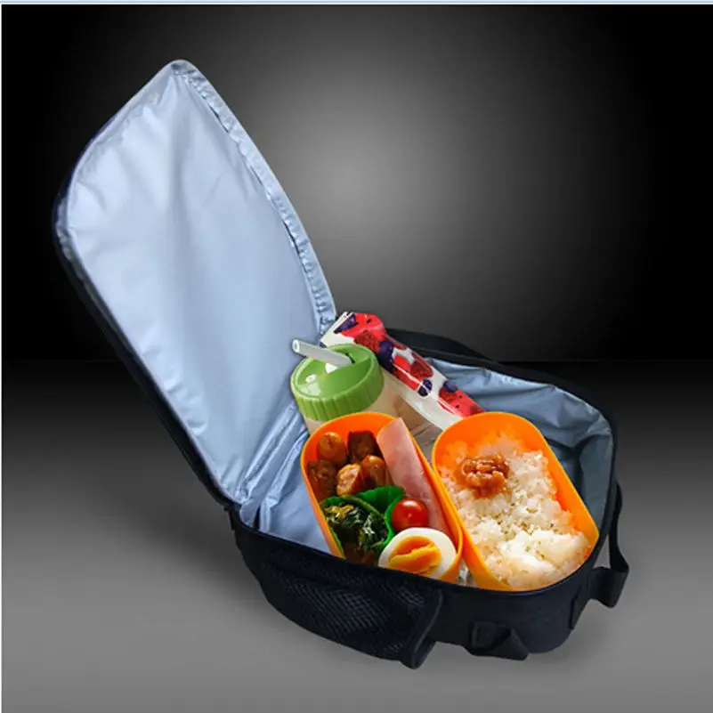 Мини сохраняющая тепло для еды на пикник сумка с принтом лисы Ланч сумка для женщин охладитель изоляция коробочки для обеда контейнеры портативная многоразовая сумка для завтрака