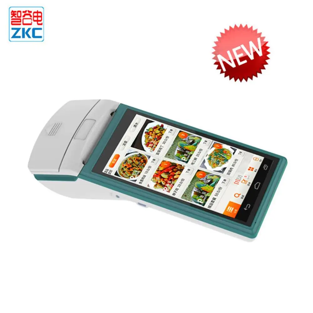 

Promotion selling 5.5" android 5.1 nfc reader barcode scanner 58mm thermal printer pos terminal