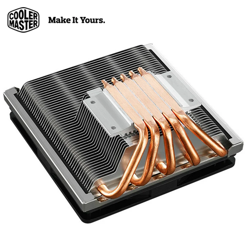 Cooler Master компьютерный кулер для процессора 5 тепловых трубок 12 см светодиодный
