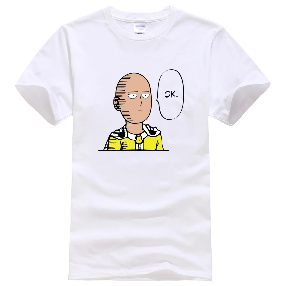 

2019 summer T-shirt One Punch Man Hero Saitama Oppai anime cartoon men's T-shirts cotton hot t shirt men kpop brand clothing top