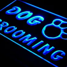 I597 Уход за собакой Pet Shop Дисплей Изделия из пластика светодиодный неоновый свет знак включения/выключения 20+ Цвета 5 размеров