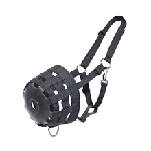 Конный инвентарь анти-укус конский намордник лошадь Холтер безопасный PP тканый пояс ТПР резиновая маска лошади анти-едят