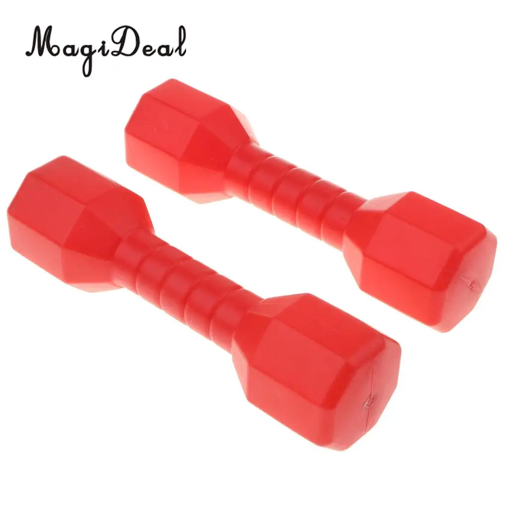 1 Pair Plastic Children Outdoor Sports Lightweight Dumbbell Outdoor Fitness Exercise Kids Kindergarten Toy