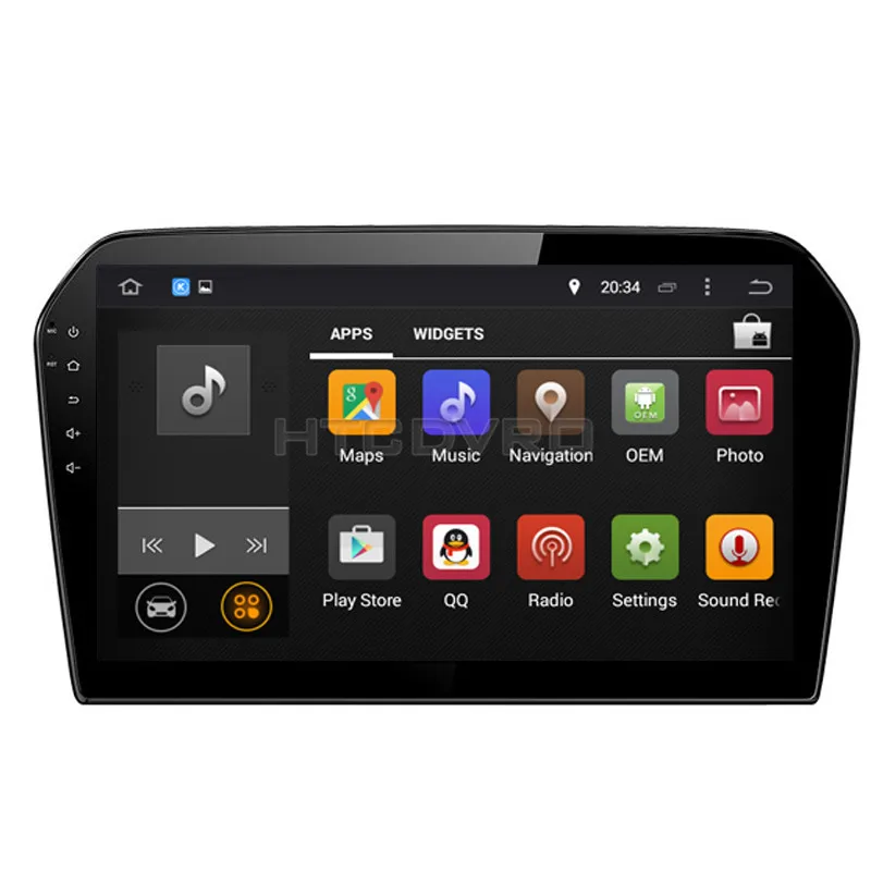 Clearance YMODVHT 10.1inch Octa Core 4GB+32GB Android 9.0 Car DVD Player for VW Jetta 2013- Radio Stereo GPS Navigation 3