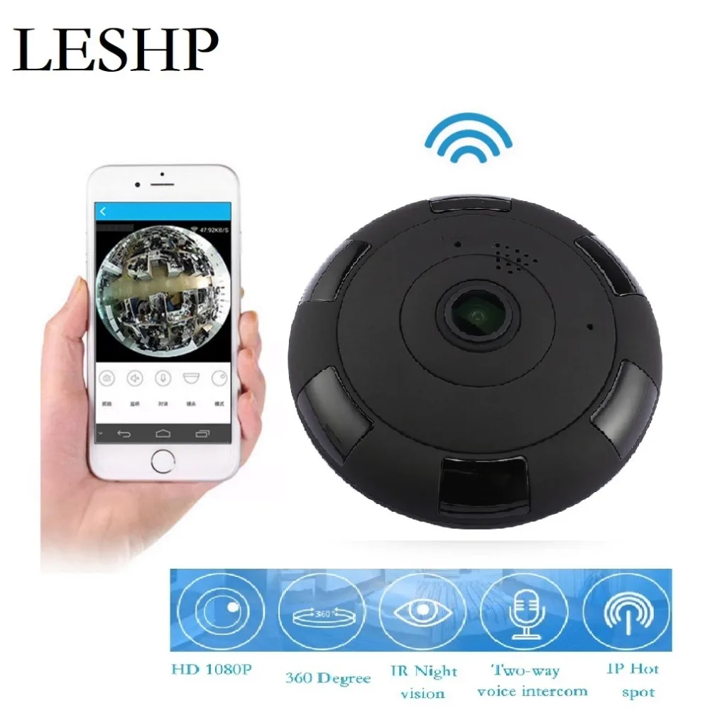 

3602 Full View Panoramic Camera WiFi Smart Camera Two-way Voice Intercom Clever Home Security IP Monitor for iOS & Android