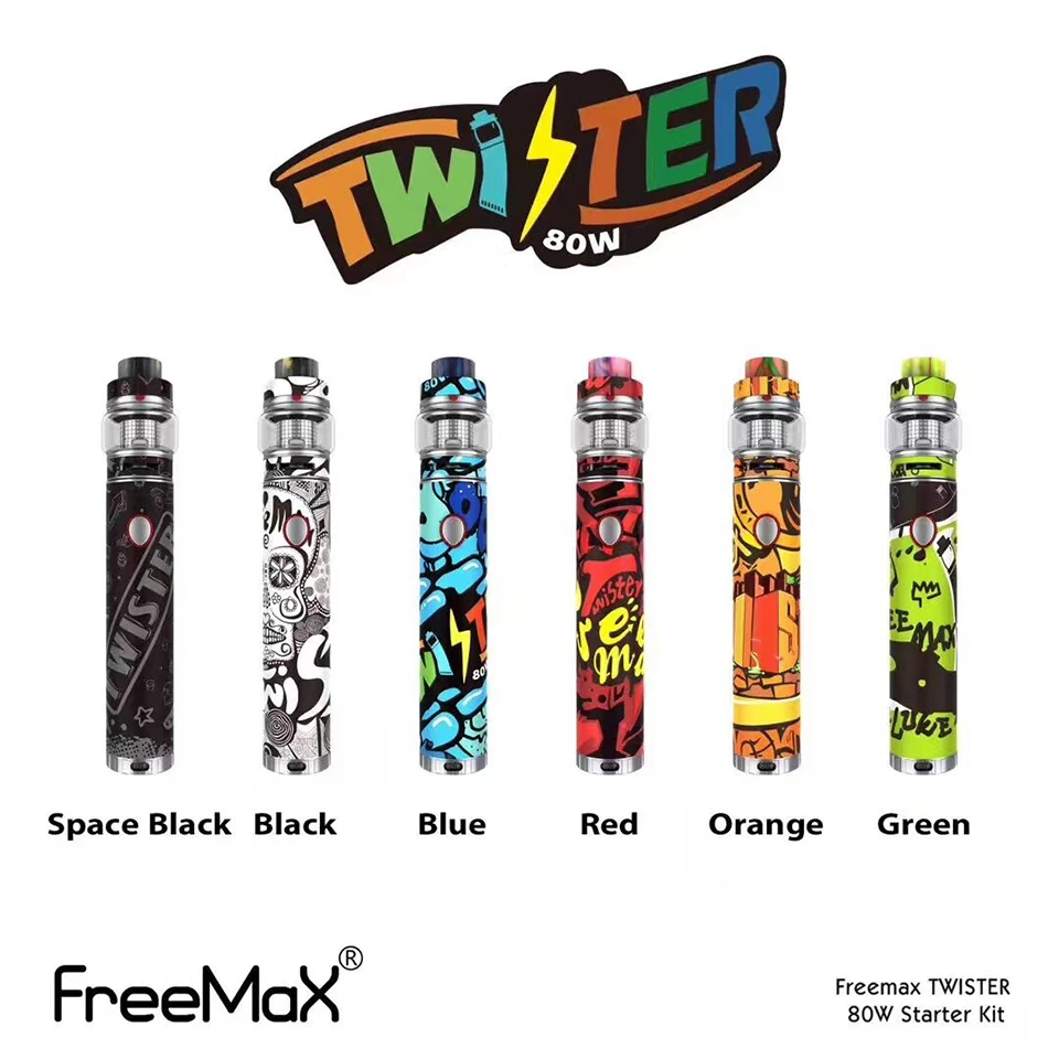 Электронная сигарета Freemax Twister 80 Вт Vape ручка комплект 2300 мАч батарея с Fireluke 2 бак сетки 5 мл испаритель