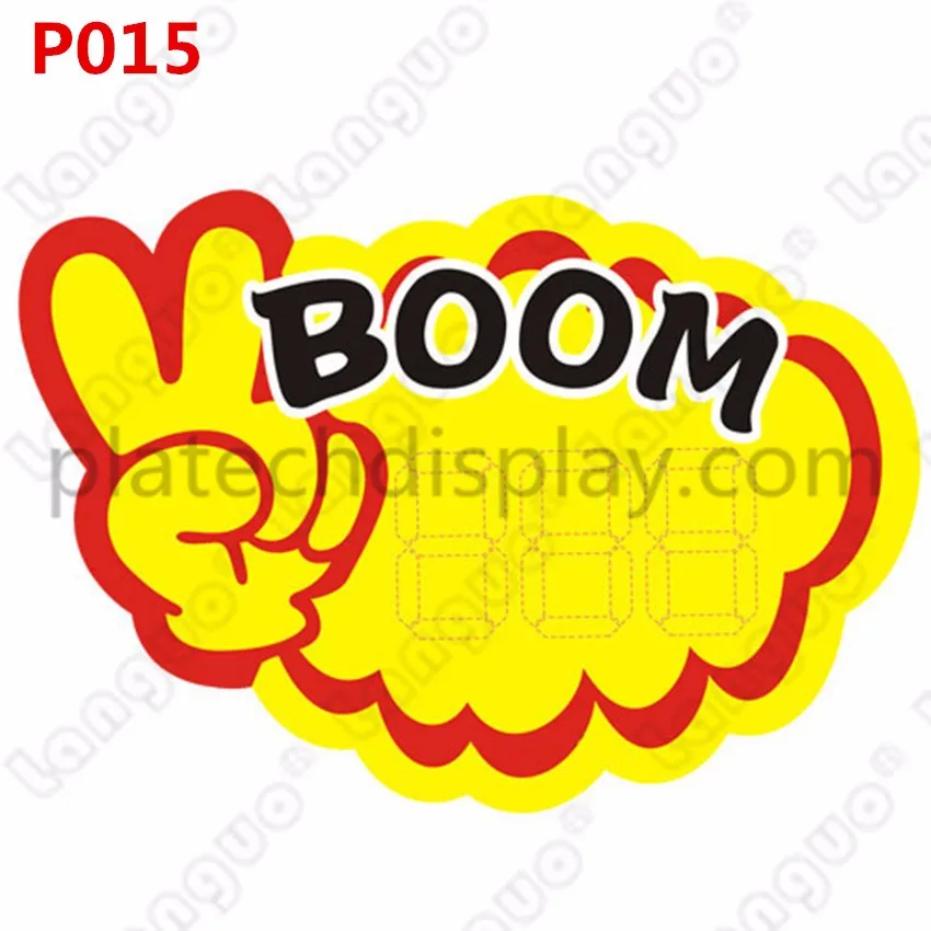 Все виды поп-знак плакат взрыв Бумага 250gsm цена метка Onsale карты в розничном магазине рекламы 100 шт