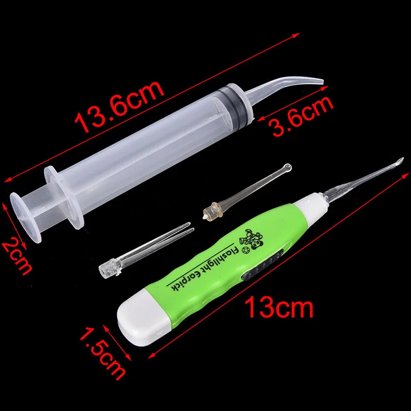 Горячая Tonsil инструменты для удаления камня светодиодный светильник ирригатор для ушей шприц для удаления воска из нержавеющей стали инструмент для очистки ушей