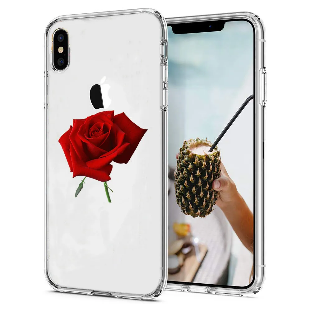 Для iPhone X XS XR Чехлы цветной винтажный цветочный узор Роскошный чехол для телефона