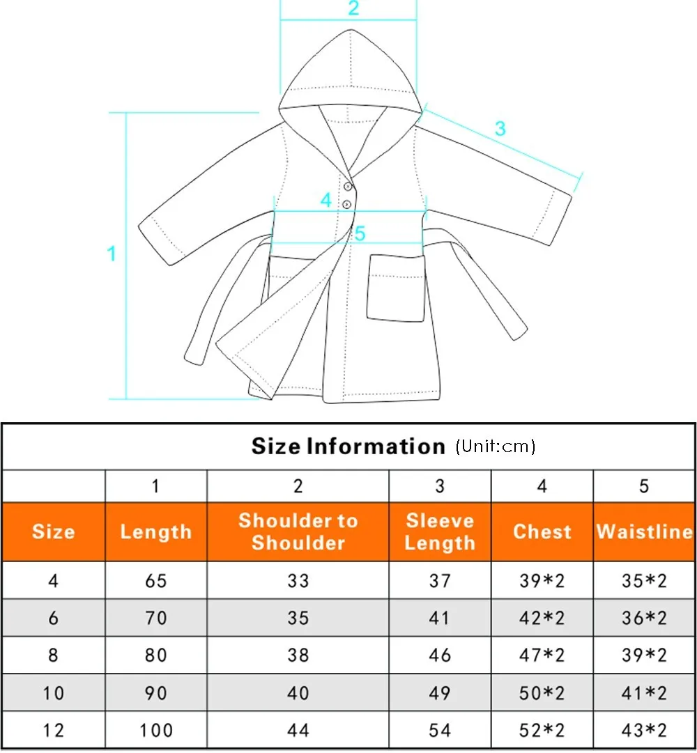 Модные банные халаты для мальчиков, махровый банный халат для детей, банный халат для девочек, одевание ночная рубашка из хлопка и полиэстера