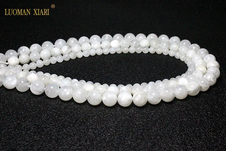 Wholesale Gemstones WHOLESALE 5 Strands Multi Moonstone Beads Gemstone Beads 14 Inch Strands 7x10mm Each Oval Beads