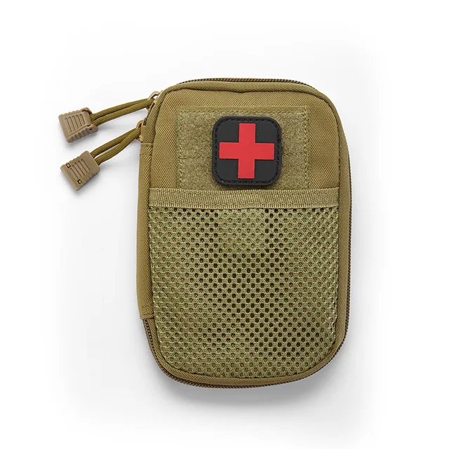 Organiseur de m/édicaments pour urgence /à la maison Sac de premiers secours /à fermeture /éclair vide pour le sauvetage de voyage