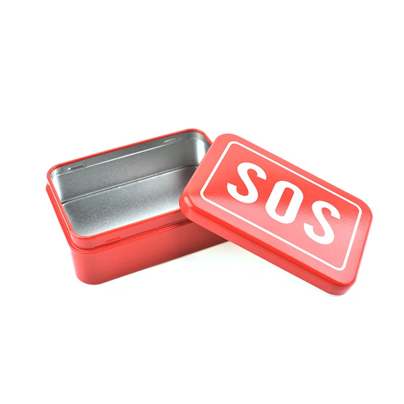 

Outdoor Sos Tool Storage Box Camping Hiking Emergency Survival Tool Set Multi-Function Wildlife Sos Tool Box 1Pc(Box Only) #8