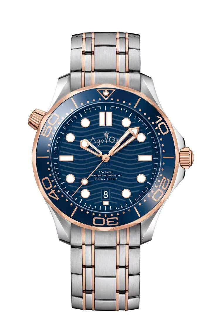 

Luxury Brand New Men Automatic Mechanical Watch Silver Black Blue Grey Rose Gold James Bond 007 Ceramic Sapphire Sport AAA+