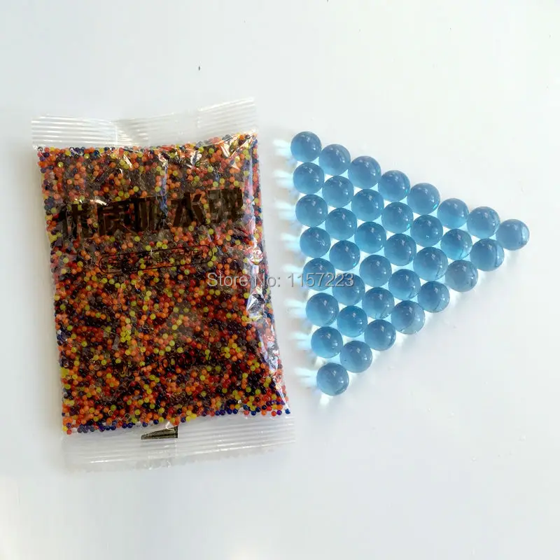 10000 шт./пакет 9-13 мм Цветные кристаллы в форме игрушки Кристалл увеличивающийся в воде бусины Биогель мяч для цветка растут Волшебные желе шары игрушки