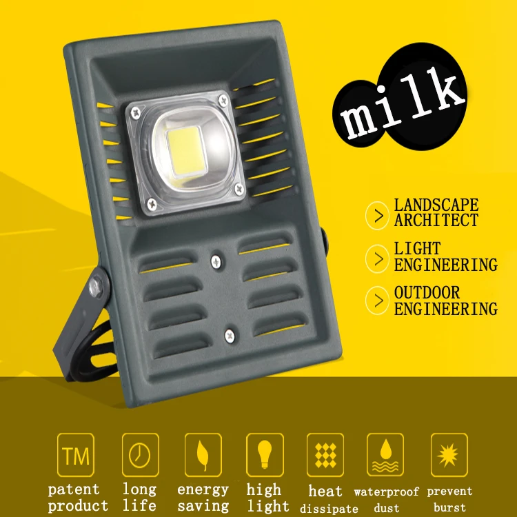 

2017 new LED Flood Light 10W 20W 30W 50W Floodlight IP65 Waterproof 260V LED Spotlight Refletor LED Outdoor Lighting Gargen Lamp