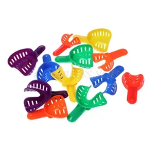 12 шт. одноразовые зубные оттиски лотки модель зубного протеза материалы стоматологический инструмент