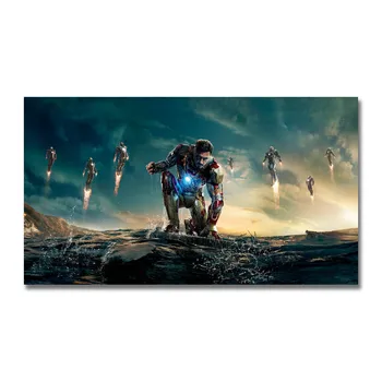 

Art Silk Or Canvas Print Iron Man Hulk Hot Movie Poster 13x24 24x43 inch For Room Decor Decoration-002