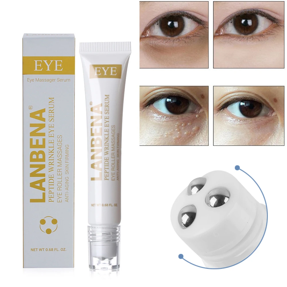 Anti Aging Eye Serum Peptide &Snail Eye Cream Slide Ball Anti Wrinkle