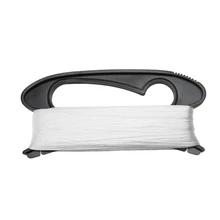 Высокое качество 100 м веревка летающего змея полиэстер белые линии с ручкой летающие аксессуары