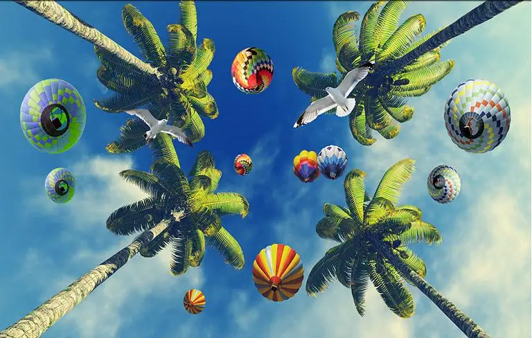 3d Wallpaper Custom 3d Wallpaper Langit Langit Mural Indah Langit