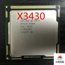 Intel Xeon X3430 x3430 четырехъядерный 2,4 ГГц LGA 1156 8 м кэш 95 Вт настольный процессор