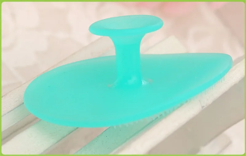 Горячая Распродажа Детские шампуневые щетки для ванны Мягкие силиконовые щетки для мытья лица очищающая щетка для ванной приспособление для очистки - Цвет: green