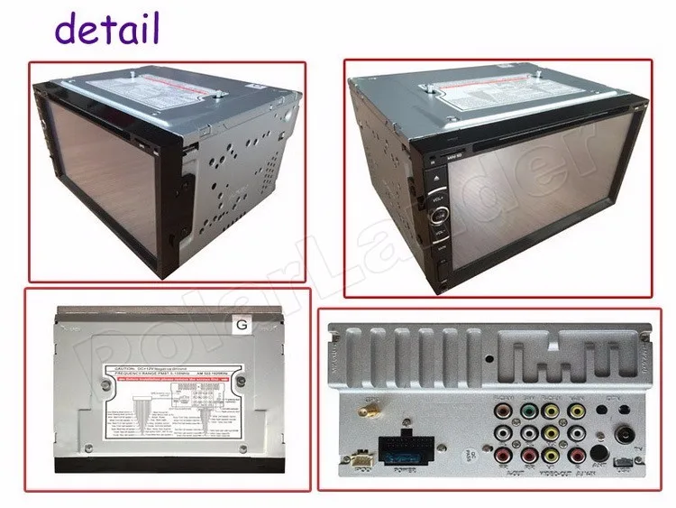 Top Support AM FM RDS 2 DIN Car DVD Player MP4 MP5 Touch Screen Bluetooth TF Auxin 6.95
