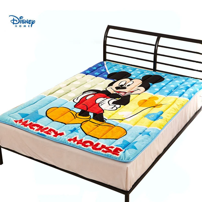 disney Mickey Mouse flannel Mattress Topper with filling twin full