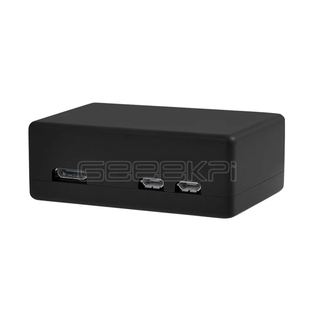 Черный чехол из АБС пластика корпус корпуса с радиатором usb кабель адаптер HDMI