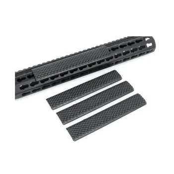 Tactical Rail Texture Panel Cover Protector Diamond Bulge Non-slip Surface for KeyMod Handguard Rail Forend 4pcs/pack