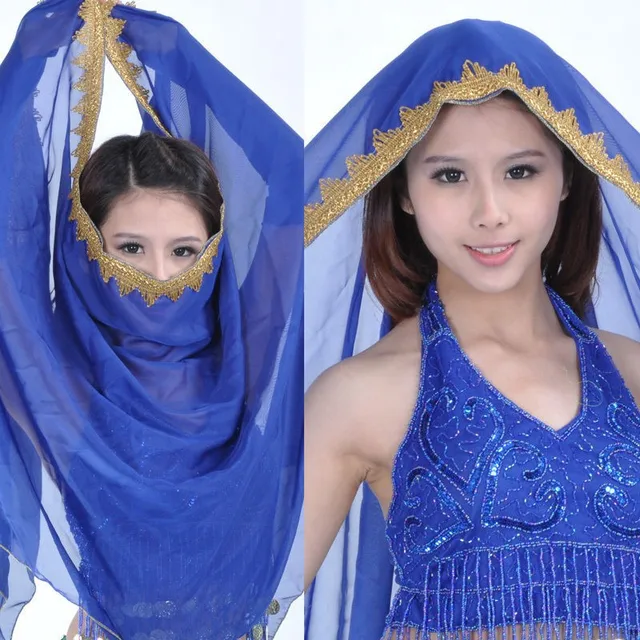 Belly Dance Face Veil 200*70cm Dancing Performance Dancewear Fashion