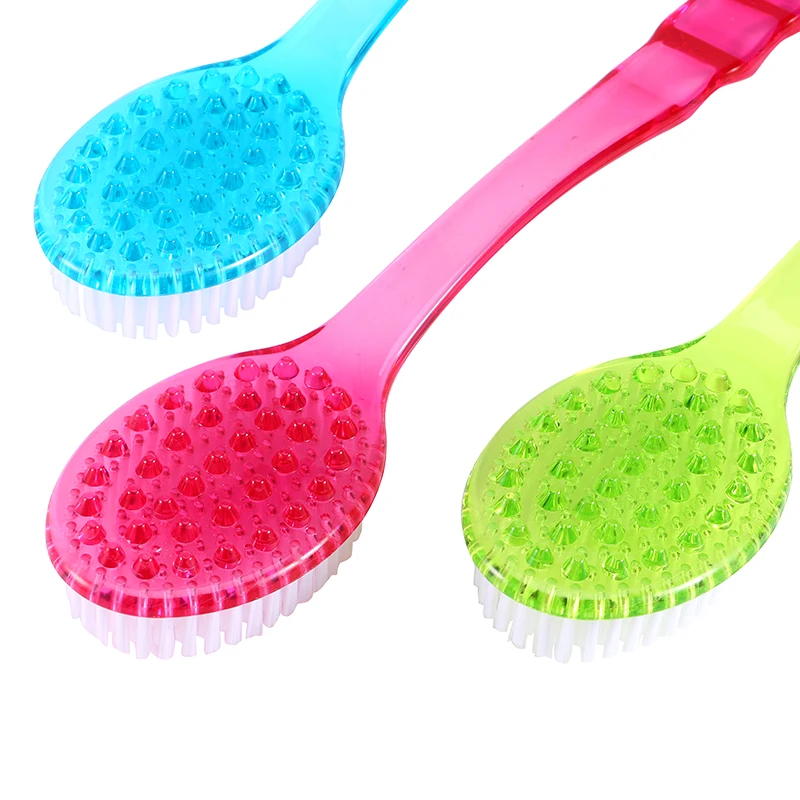 Buy W Length 36cm Plastic Bath Brush Back with Long Handle Bath Shower Reach