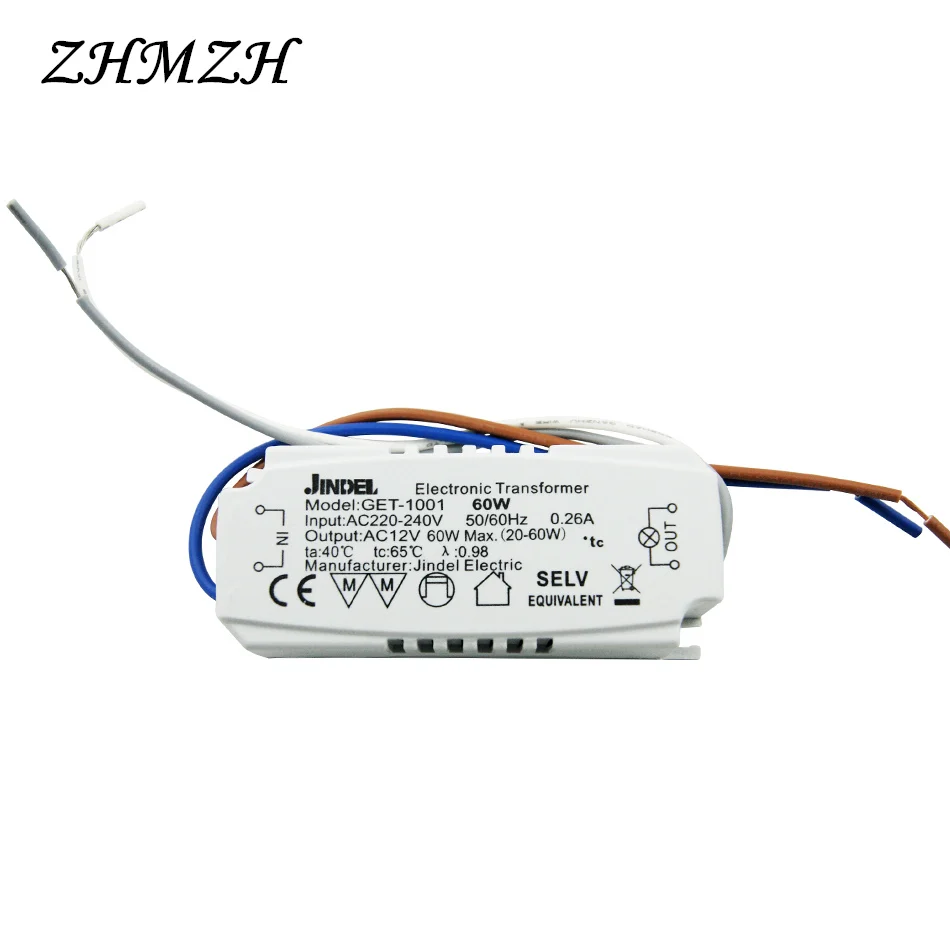 Jindel – Transformateur Électronique Ac220v Ac12v, Pour Lampe À Perles  Halogènes, Tasse 60w 80w 105w 120w 160w - Transformateurs D'éclairage -  AliExpress