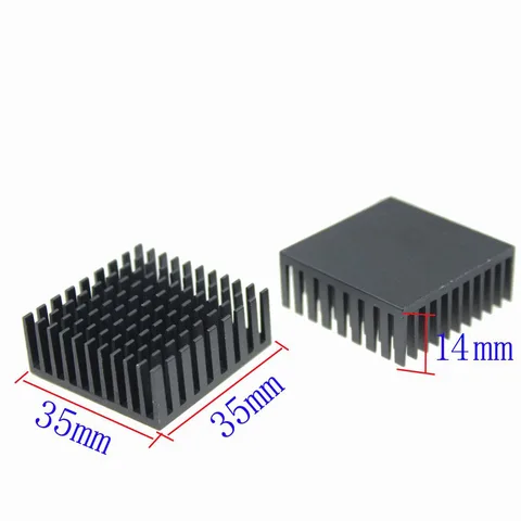 Pieces/lot 35x35x14mm Radiator Aluminum Heat sink For VGA CPU PC