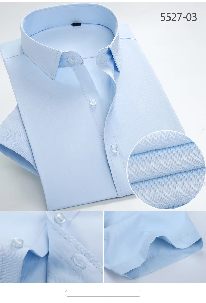 4XL 5XL 6XL 7XL Плюс Большой Размеры Для Мужчин's Бизнес с короткими рукавами летняя футболка белого и синего цвета черный смарт Повседневное