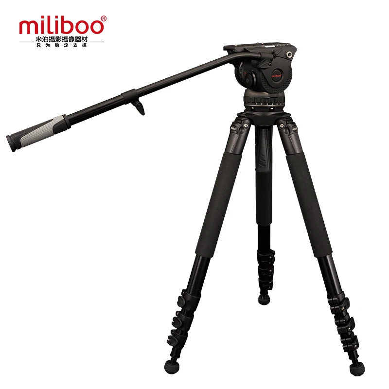 US $1.198.89 Miliboo Professional Broadcast Movie Tripod M15L 3 Section With Fluid Head Load 18 Kg Max Height 207cm Tube Diameter 25mm