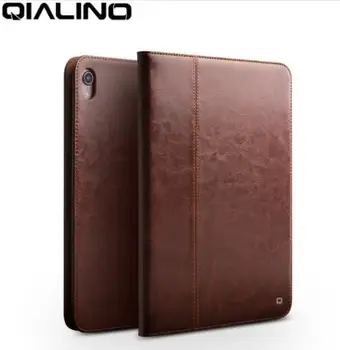 

QIALINO Business Genuine Leather Case for iPad Pro 12.9 2018 Ultra Thin Luxury Handmade Stand Cover for Apple ipad pro 11 inch