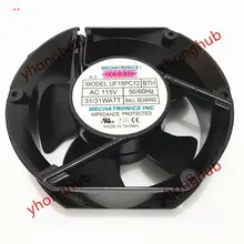 Emacro для мехатроники UF15PC12 BTH AC 115 V 50/60Hz 150x150x50 мм Круглый Вентилятор для сервера