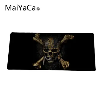 

MaiYaCa Hot sale Mouse pad 900*400 mm Skulls Pirates of the Caribbean Logo Emblem Dead mousepads Extended Super large mousepad