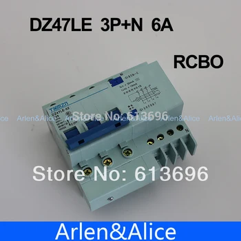 

DZ47LE 3P+N 6A 400V~ 50HZ/60HZ Residual current Circuit breaker with over current and Leakage protection RCBO