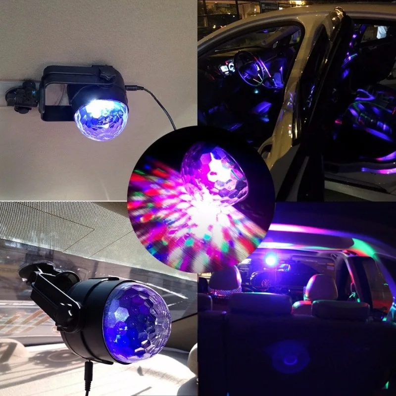 Миниатюрный RGB светильник с ИК пультом ДУ USB 5 В 6 Вт 9 Вт|Эффект освещения сцены| |
