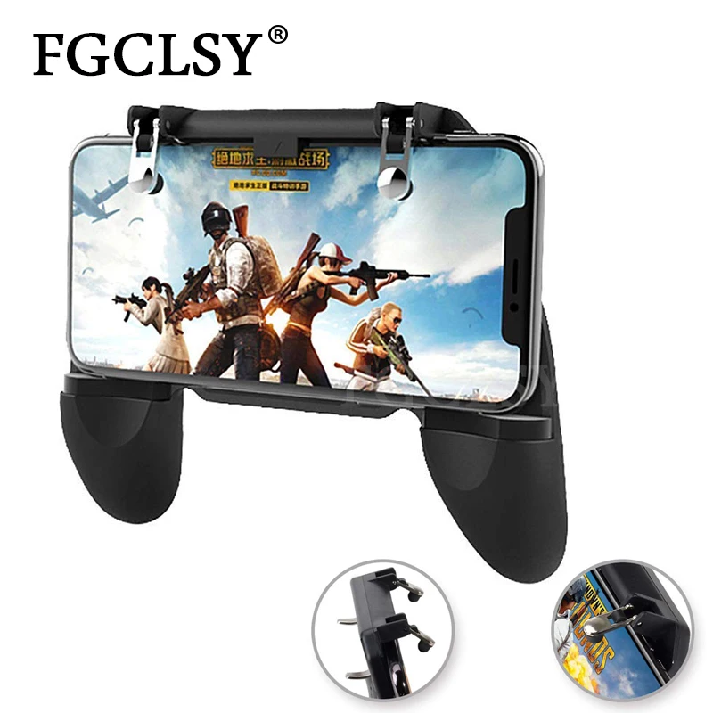 FGCLSY Mobile Game Controller Fortnited Free Fire Pubg Mobile Gamepad Pubg Controller Gaming Pad Metal L1 R1 Button for iPhone
