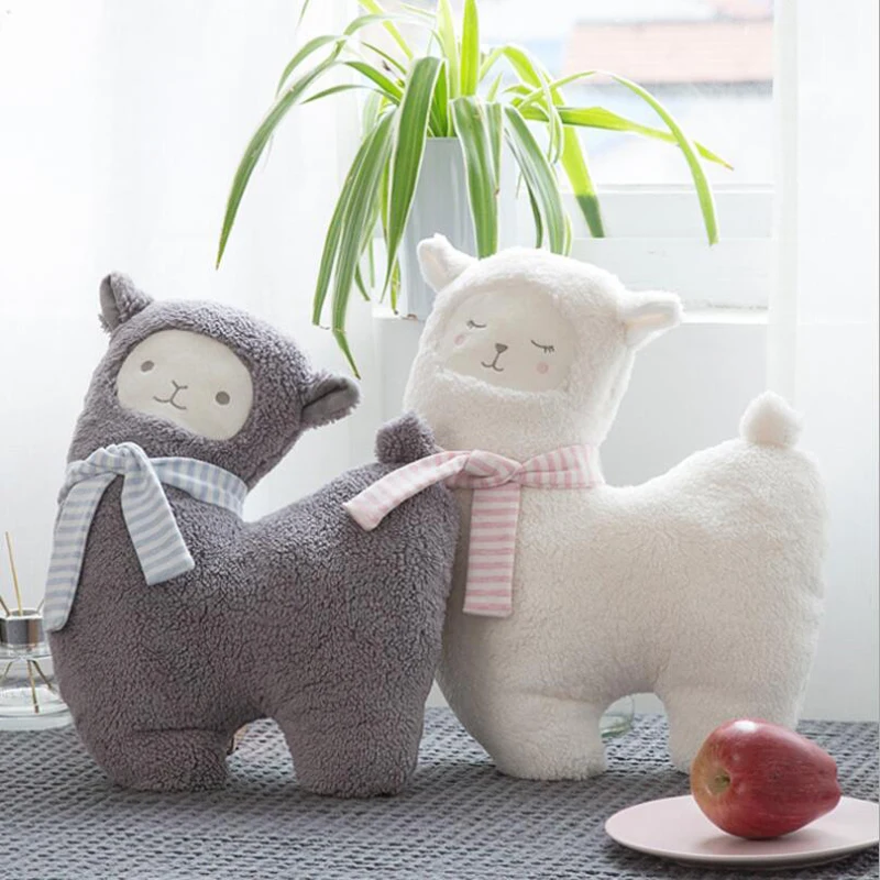 

Creative Lovely Scarf Alpaca Plush Toys Stuffed Animal Doll Toy Plush Pillow Children Gifts Girls Birthday Gift