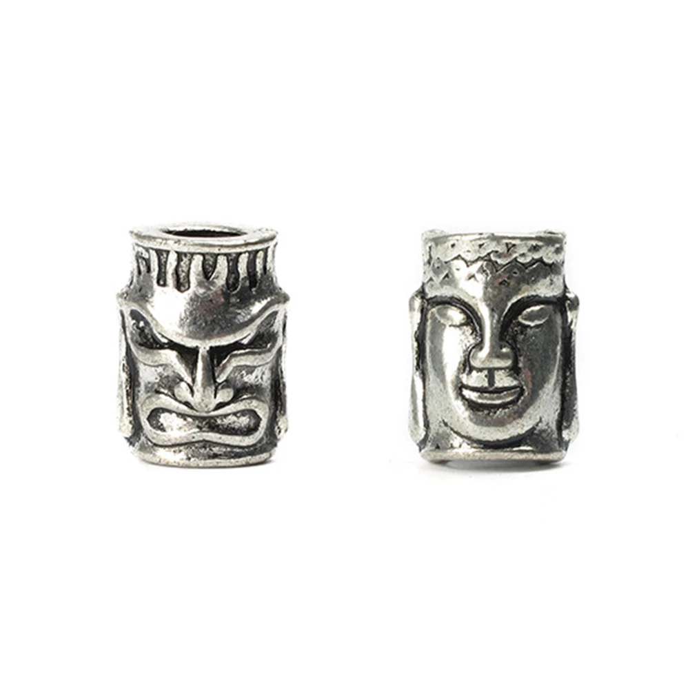 2 قطع Paracord الخرز المعادن سحر قلادة ل paracord سوار إكسسوارات اسهم بقاء DIY قلادة مشبك ل Paracord