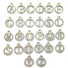 Деревянные A-Z рождественское имя фамилия 26 букв тег Подарочная коробка имя фамилия игрушка