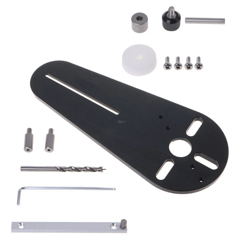 

Circle Cutting Jig Kit Round Milling Groove For Electric Hand Trimmer Wood Router Woodworking Milling X7YD