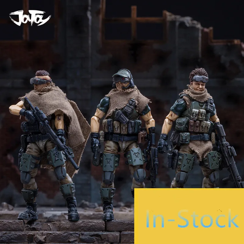 1/18 JOYTOY экшн-фигурка солдат(3 шт./лот) Коллекция отряда из Российской Федерации на Закавказье - Цвет: 3 pcs original box